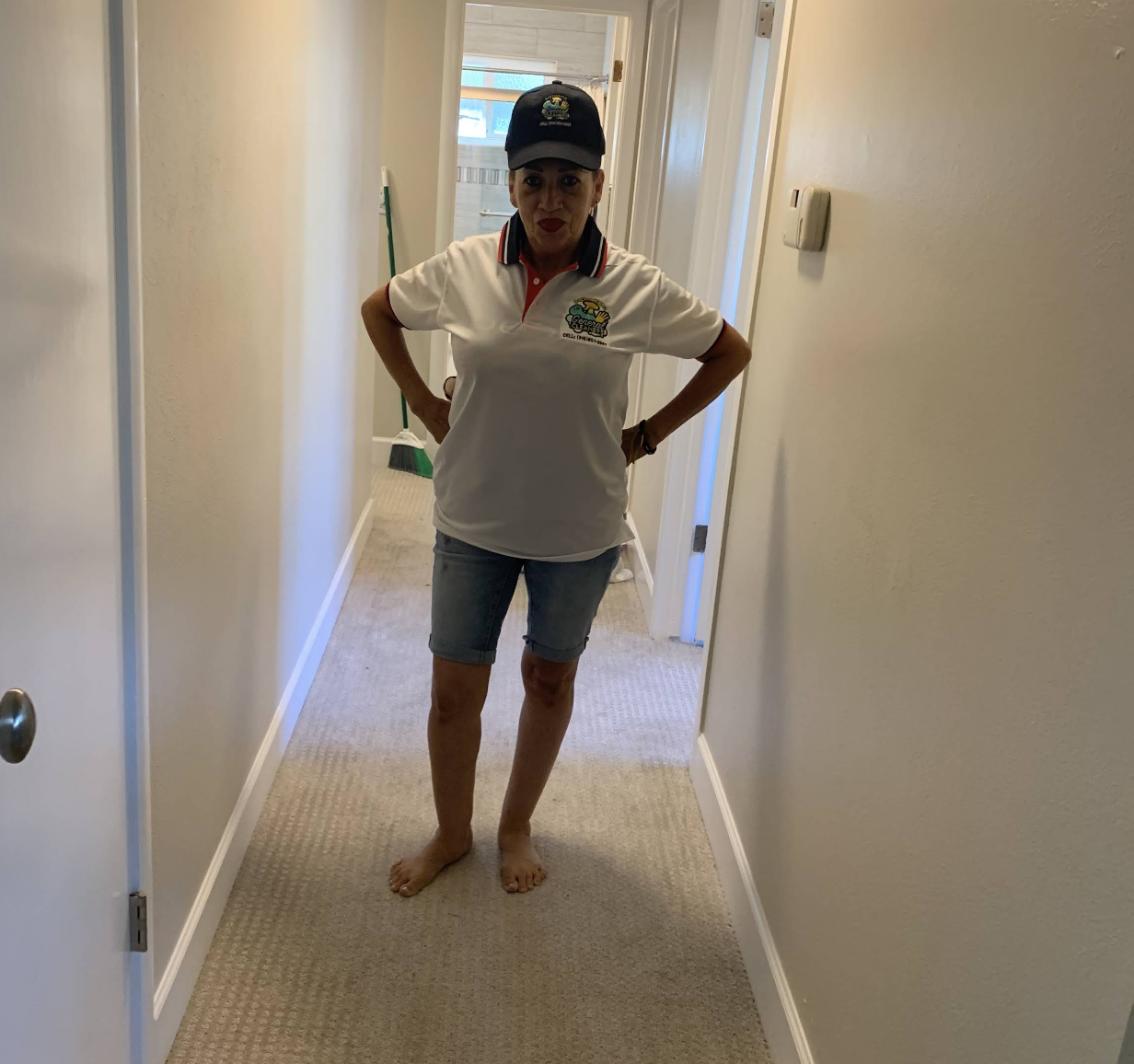 Sacramento General Cleaners team member ready to clean your home